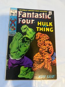 Fantastic Four(1971)#112 Hulk vs. Thing see descripttion