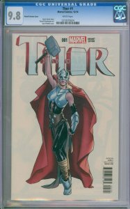 Marvel Comics Thor #1 CGC 9.8 Pichelli Variant Cover