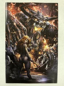 The Invincible Red Sonja #1 Black Flag Comics Cover B (2021)