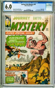 Journey into Mystery #97 (1963) CGC 6.0! OWW Pages!