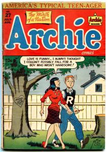 Archie Comics #27 1947- Nude Archie- Spicy Betty & Veronica Golden Age VG+