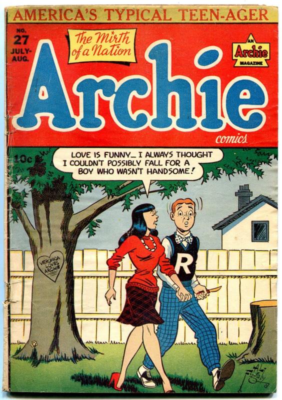 Archie Comics #27 1947- Nude Archie- Spicy Betty & Veronica ...