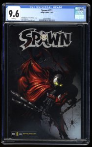 Spawn #121 CGC NM+ 9.6 White Pages Greg Capullo Cover!