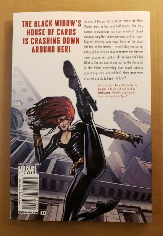 BLACK WIDOW THE NAME OF THE ROSE HARD COVER GRAPHIC NOVEL NM