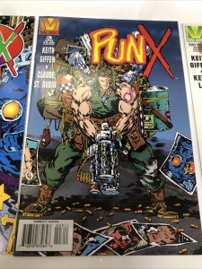 Punx (1995) Set Issue # 1-4 Valiant Comics • Keith Giffen • Claude St. Aubin •