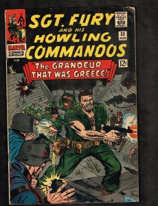 Sgt Fury and his Howling Commandos #33 ~ Grandeur That Was Greece 1966 (5.0) WH