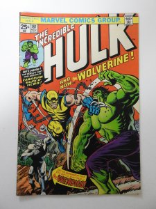 The Incredible Hulk #181 (1974) FN- Condition! MVS intact! 1/2 in tear bc