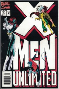 X-Men Unlimited #4 (1994) Newsstand