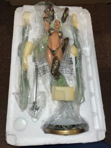CS Moore Studio Top Cow, Darkness Angelus, RARE Emerald Variant Edition Statue