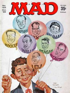 Mad #122 VG ; E.C | low grade comic Ronald Reagan