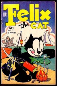 FELIX THE CAT TOBY PRESS COMICS #21-L@@K!!! VG