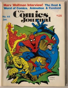 Comics Journal #44 Fantagraphics Spider-Man + Fantastic Four 6.0 FN (1979)