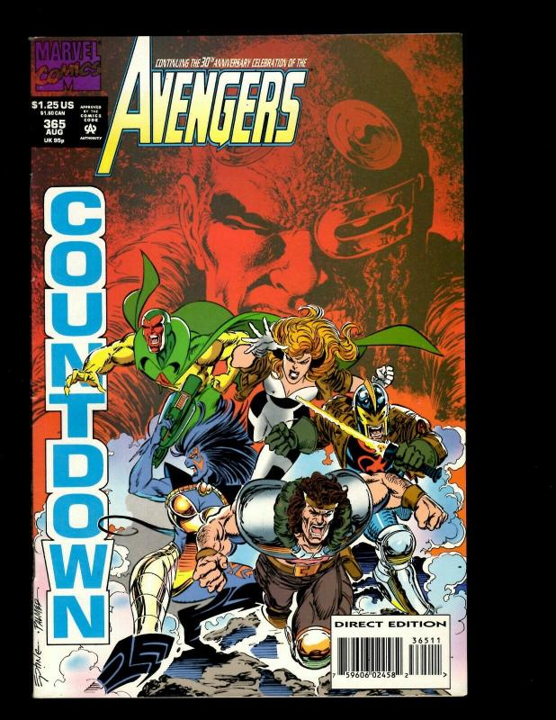 9 Avengers Marvel Comics # 308 369 365 366 402 Annual 11 19 20 21 EK11