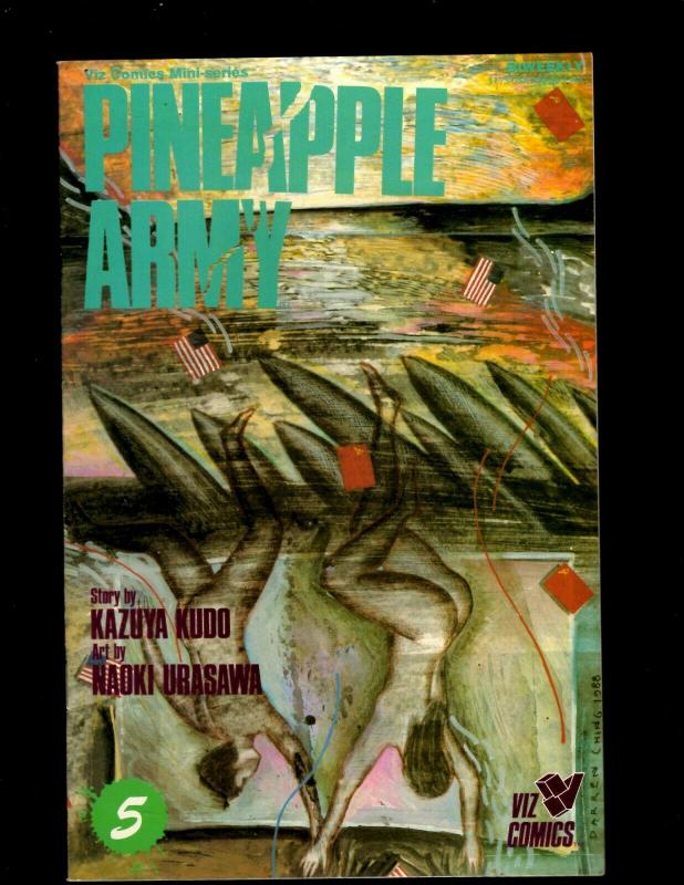 12 Comic Books Pineapple Army #1 2 3 3 4 5 6 7 8 9 10, Out of this World #5 JF20