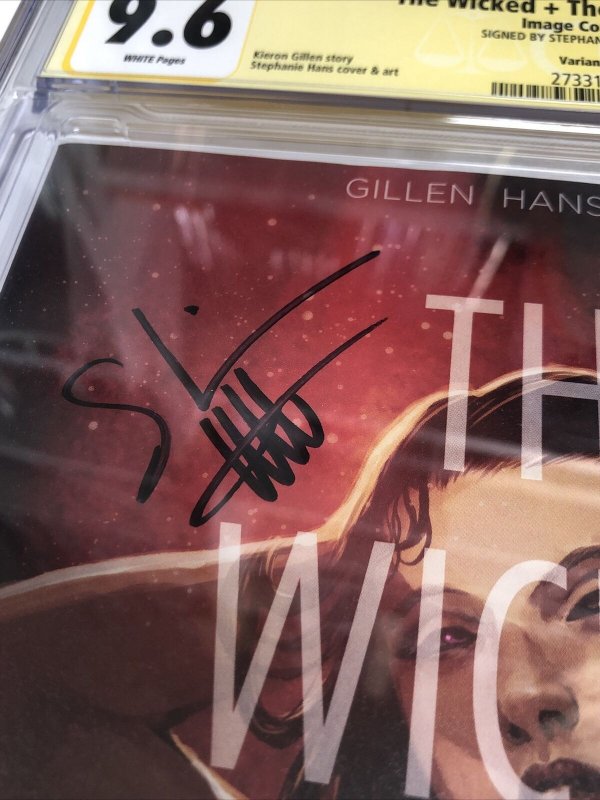 The Wicked + The Divine: 1831 (2016) #1 (CGC 9.6 SS) Signed S. Hans Variant