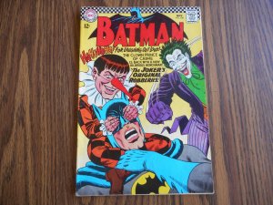 BATMAN 186 CLASSIC JOKER COVER WOW!!!  HIGHER GRADE GEM!!!  6.0/6.5