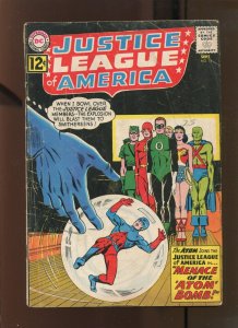 JUSTICE LEAGUE OF AMERICA #14 - ATOM JOINS  (4.0) 1962