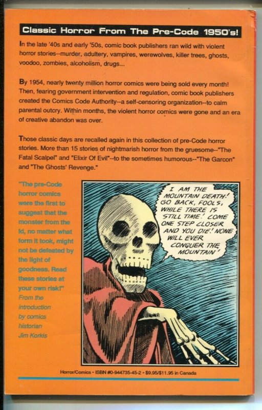 They Came From The 50's 1990-reprints pre-code horror comics-bondage-eye inju...