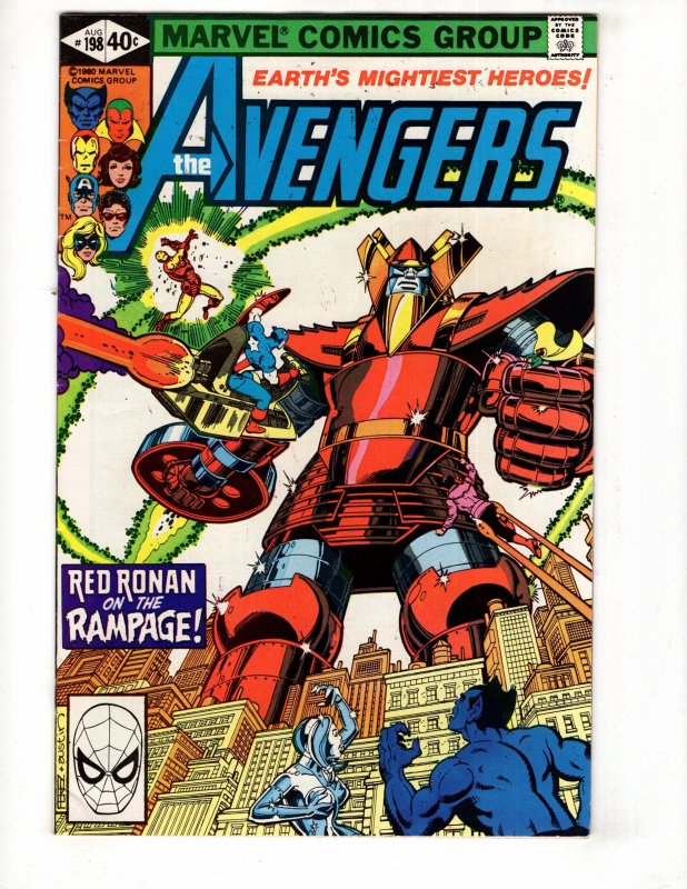The Avengers #198 (1980) Bronze Age MARVEL  / ID#722