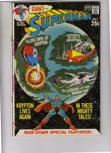 Superman #232 (Dec-70) FN/VF+ Mid-High-Grade Superman, Jimmy Olsen,Lois Lane,...