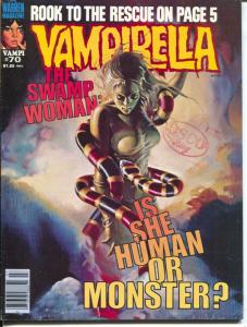 Vampirella #70 1978-Warren-Swamp Woman cover-spicy art-The Rook-FN