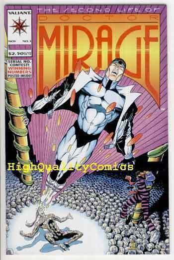 DOCTOR MIRAGE #1, NM+, Valiant, Bob Layton, 1993, w/ Poster, Doc, Dr