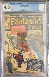 Fantastic Four #20 Regular Edition (1963) GCG 4.0 Key Issue; 1st Molecule Man