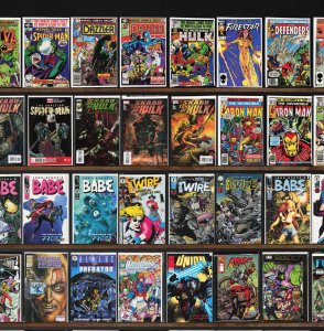Huge Lot 140+ Comics with Dazzler, Barb Wire, Hardcase, Firearm & More!