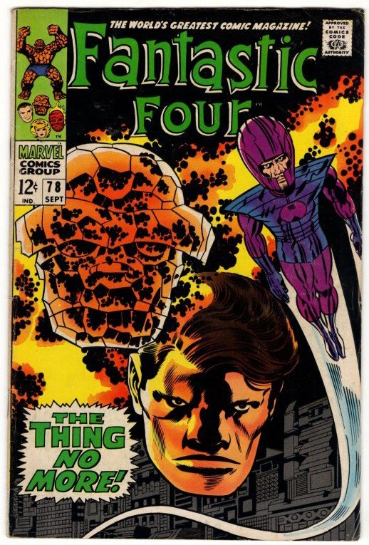 Fantastic Four #78 Stan Lee Jack Kirby MARVEL Classic