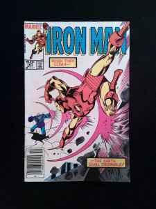 Iron Man #187  Marvel Comics 1984 VF Newsstand