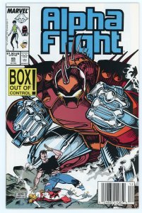 Alpha Flight #65 (1983 v1) Jim Lee Cover Newsstand NM