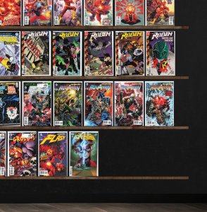 Huge Lot 140+ Comics with Robin, The Flash, Deathstroke, Aquaman & More!