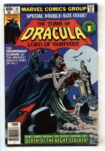 TOMB OF DRACULA #70--LAST ISSUE--MARVEL--HORROR--comic book