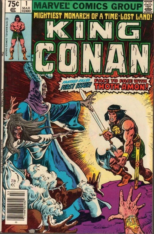CONAN the KING #1, NM, John Buscema, 1980, Robert Howard, Marvel, more in store