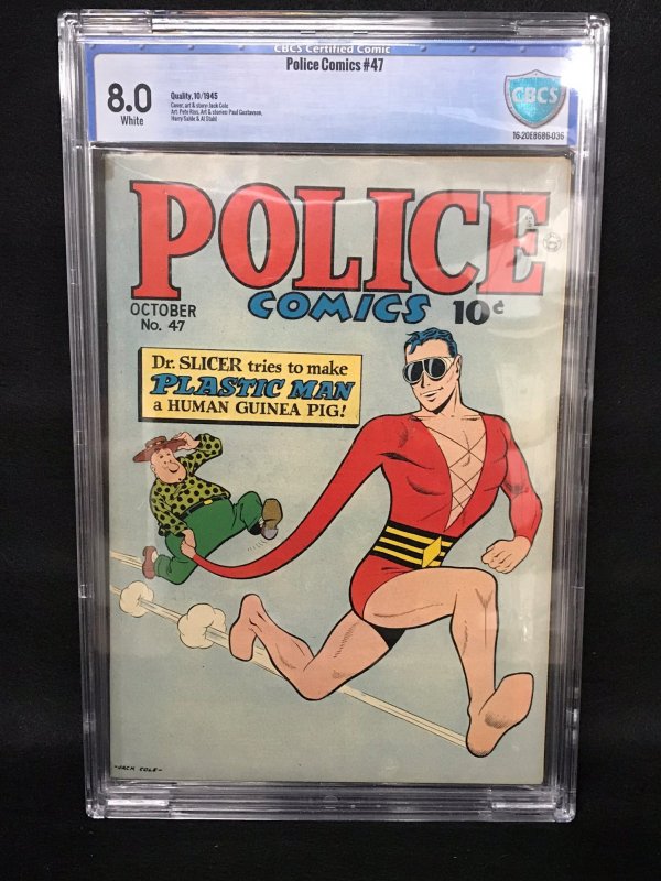 Police Comics #47 (Quality Comics, 1945) CBCS 8.0