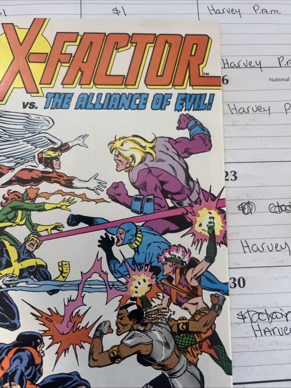 X-Factor #5 - 1st cameo appearance (shadow only) of Apocalypse