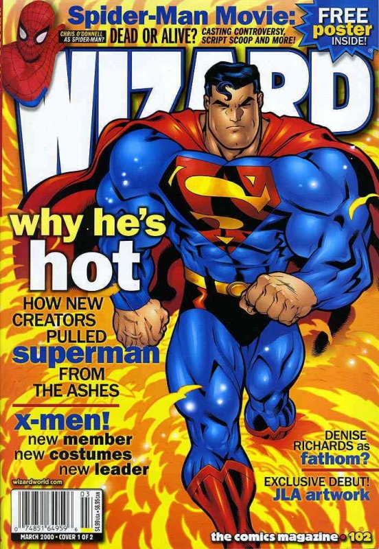 Wizard: The Comics Magazine #102A FN ; Wizard | Ed McGuinness Superman