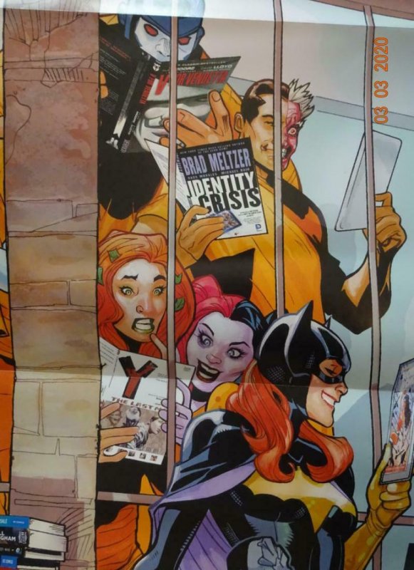 ESSENTIALS  Promo Poster, 22 x 34, 2014, DC Joker Harley Quinn Batman Unused 541