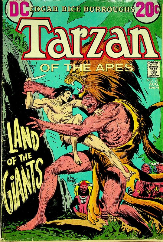 Tarzan of the Apes No.211 (Aug 1972, DC) - Good 