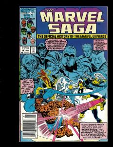 Lot Of 12 Comics The Marvel Saga # 3 9 10 13 14 15 16 17 18 19 20 21 WS4