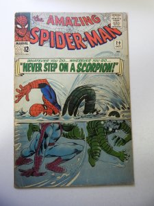 The Amazing Spider-Man #29 (1965) GD/VG Cond centerfold detached at 1 staple