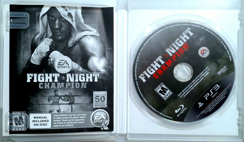 Fight Night Champion Sony PS3 Video Game Comics Toys Collectibles PC Sold As-Is