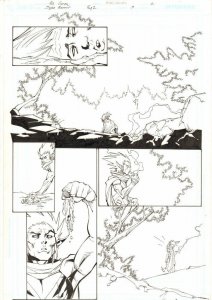 Skye Runner #5 p.2 - Smoking - 2006 Signed art by Ale Garza and Peter Guzman