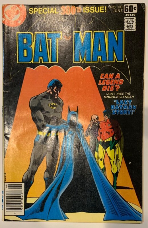 (1978) BATMAN #300! “THE LAST BATMAN STORY!” Walt Simonson Art!