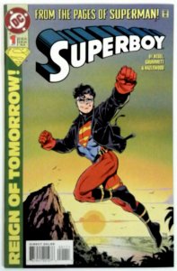 Superboy #1 NM (1994 3rd Series) DC Comic Comics book Reign of Tomorrow Superman