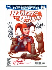 Harley Quinn #20 - Signed Frank Cho, Jimmy Palmiotti, Amanda Conner (9.2) 2017