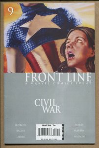 Frontline: Civil War #9 - Captain America Cover! - 2006 (Grade 9.0/9.2) WH