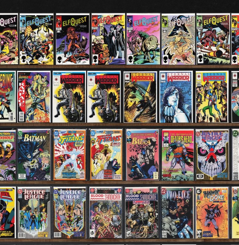 Huge Lot 150+ Comics with Elfquest, Classic X-Men, The Defenders & More!