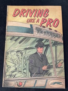 DRIVING LIKE A PRO Giveaway Comic, VG Condition, 1958