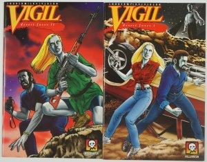 Vigil: Desert Foxes #1-2 VF/NM complete series bad girl vampire comics 1995 set